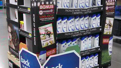 P&G Walmart 'Madden NFL 11' Pallet Display