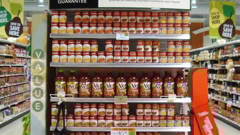 Campbell's Publix 'Grocery Giveaway' Endcap