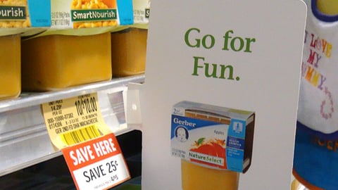 Publix Gerber Shelf Talker