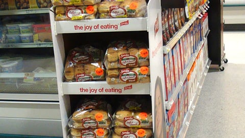 Sara Lee 'Free Buns' Shipper