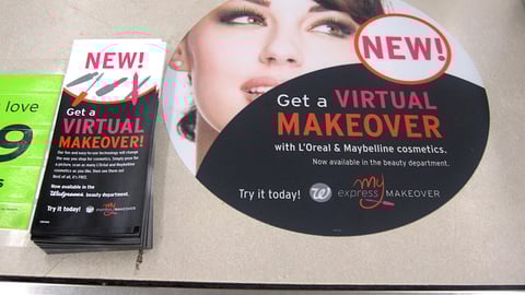Walgreens 'Virtual Makeover' Cling
