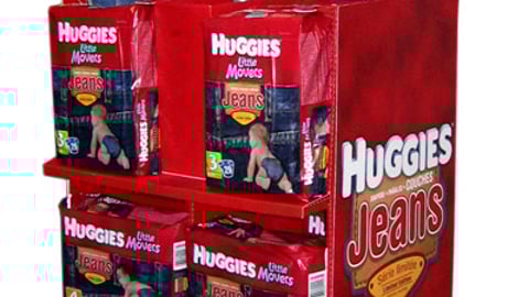 Huggies Little Movers Jeans Floorstand