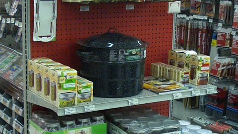 Ace Hardware Canning Products Endcap