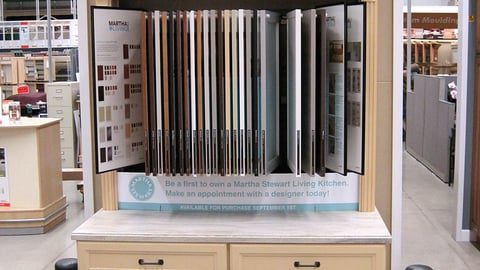 Home Depot Martha Stewart Living 'Kitchen' Endcap