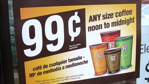 7-Eleven Coffee Window Poster