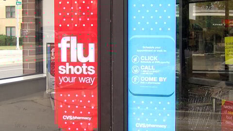 CVS 'Flu Shots' Window Clings
