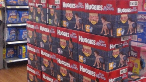 Huggies Little Movers Jeans Endcap