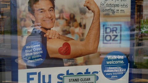 Walgreens 'Arm Yourself' Window Poster