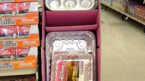 Handi-foil 'Pink' Floorstand