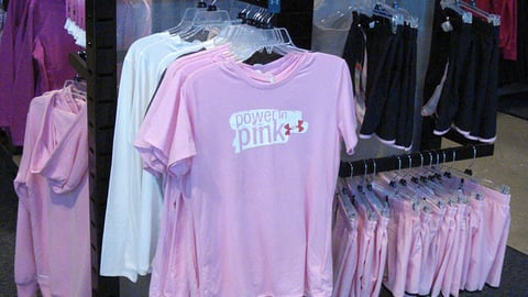 Under Armour 'Power in Pink' Mobile Floorstand