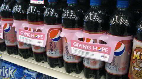Pepsi 'Giving Hope' Bottle Caddy