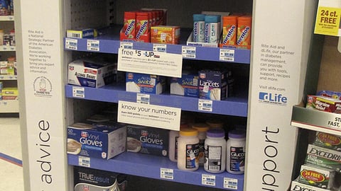 Rite Aid 'Diabetes' Endcap