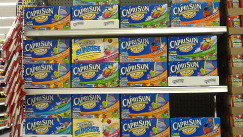 Kroger Capri Sun 'Kick Off to Savings' Endcap