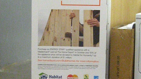 Home Depot 'Energy Star' Standee