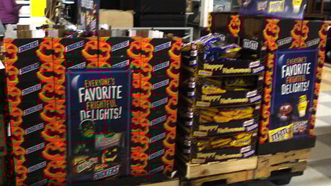 Mars 'Frightful Delights' Halloween Pallet Displays