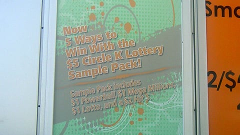 Circle K 'Lottery Sample Pack' Poster