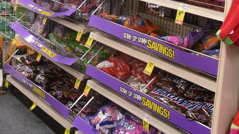 CVS 'Scare Up Some Savings' Shelf Signs