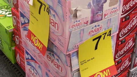 Evian Pink Cut Cases