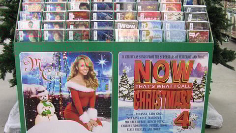 Walmart Holiday CDs Floorstand