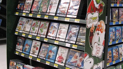Walmart Holiday Videos Endcap