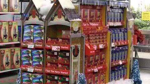 Nabisco Holiday Display