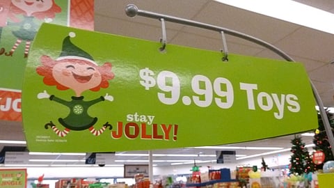 Walgreens 'Stay Jolly' Holiday Category Marker