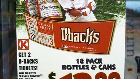 Budweiser Circle K Baseball Sweeps Cooler Cling