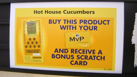 Food Lion 'Great Grocery Giveaway' Shelf Sign