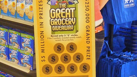 Food Lion 'Great Grocery Giveaway' Standee