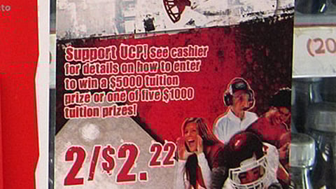 Dr Pepper 'Support UCP' Cooler Sign