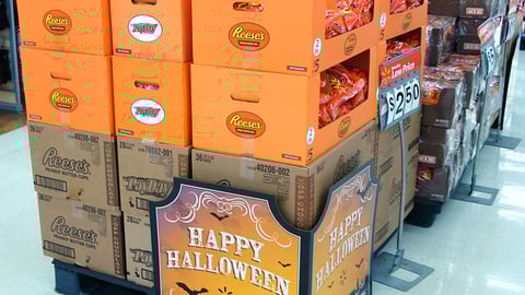 Hershey Walmart Halloween Candy Pallet