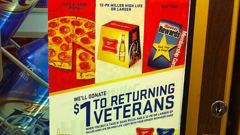 Miller Speedway 'Common Sense Combo' Cooler Cling