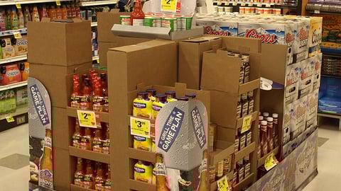 MillerCoors Ralphs 'Grill Time Game Plan' Display