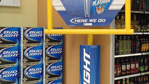 Bud Light 'Playbook' P-O-P Goal Post