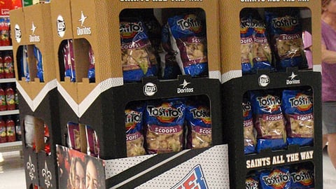 Frito-Lay Walmart 'Game Time' Pallet Display