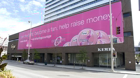 Kroger Yoplait 'Sharing Courage' Banner