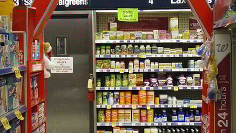 Colgate Walgreens Aisle Archway