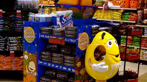 Nabisco 'Little Pumpkins' Pallet Display