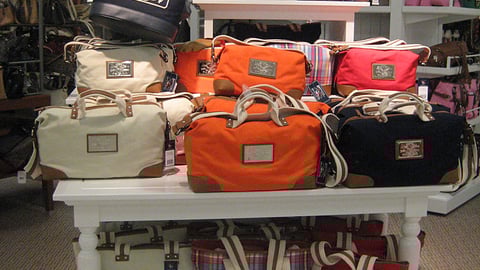 American Living Handbag Display