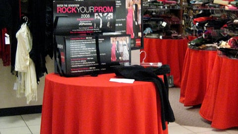 JCPenney 'Rock Your Prom' Display