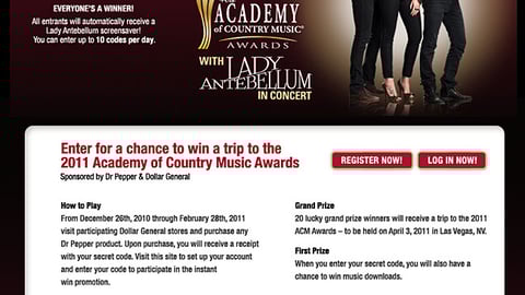 Dr Pepper Dollar General Microsite