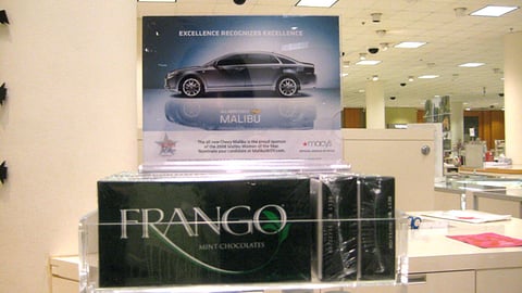 Macy's "Malibu Woman of the Year" Counter Sign