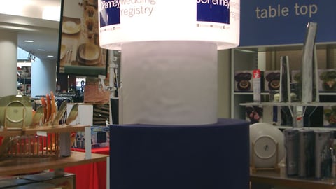 JCPenney Wedding Registry Kiosk