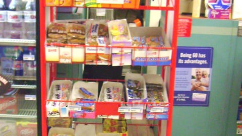 Little Debbie NASCAR Rack