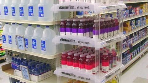 Glaceau Vitaminwater Floorstand