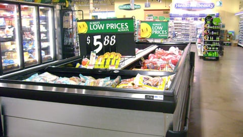 Wal-Mart Neighborhood Market Coffin Coolers