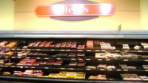 Mal-Mart Neighborhood Market Meat Cooler