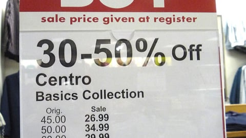 Kohl's 'Bonus Buy' Rack Topper