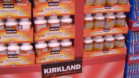 Costco Kirkland Signature Vitamin Pallet