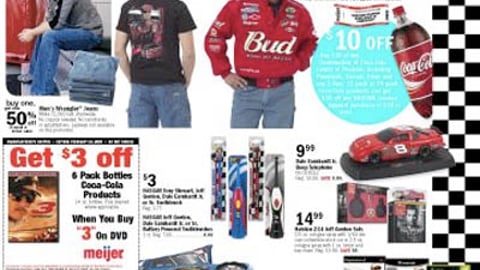 Meijer NASCAR Merchandise Feature